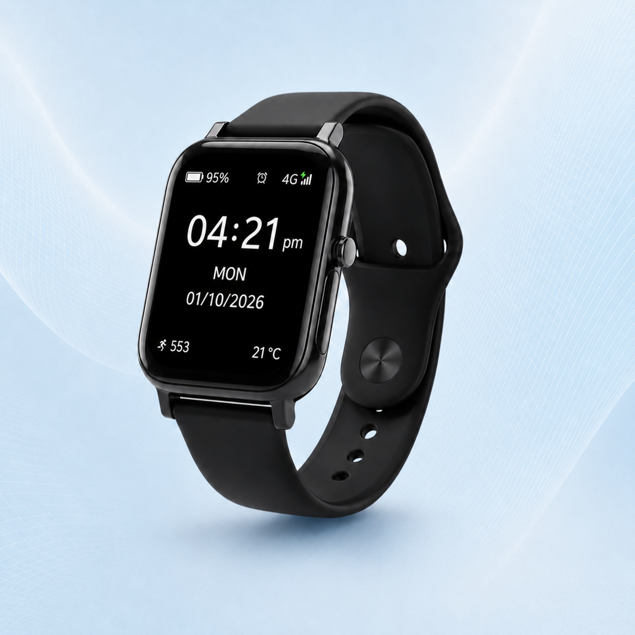 VitalALERT™ 4G GPS medical alert smartwatch with SOS button